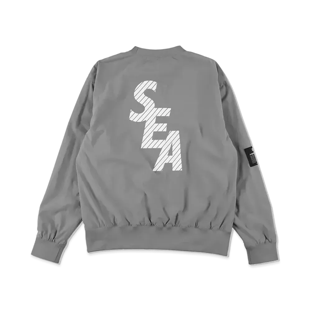 WIND AND SEA S_E_A Piste Crew Neck "Gray"