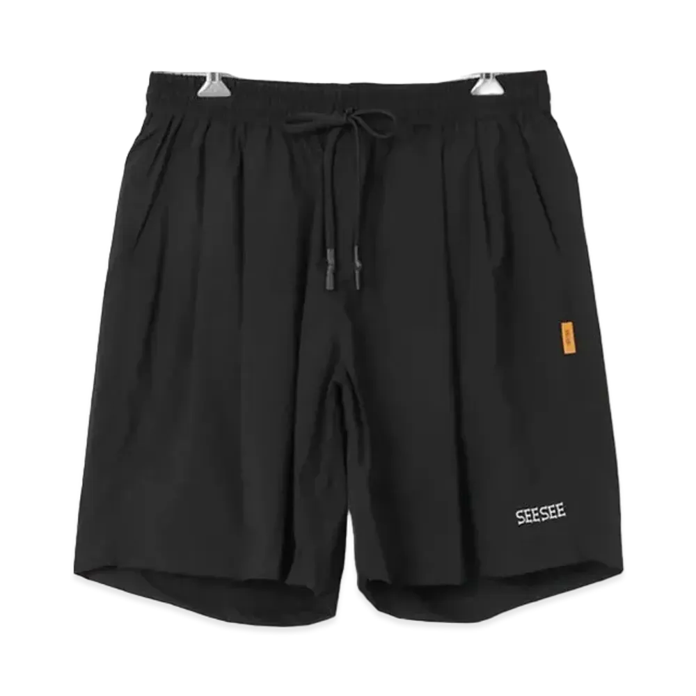 パンツ SEE SEE NYLON BAGGY SHORTS BLACK M SEE SEE Nylon Sporty Baggy Shorts 