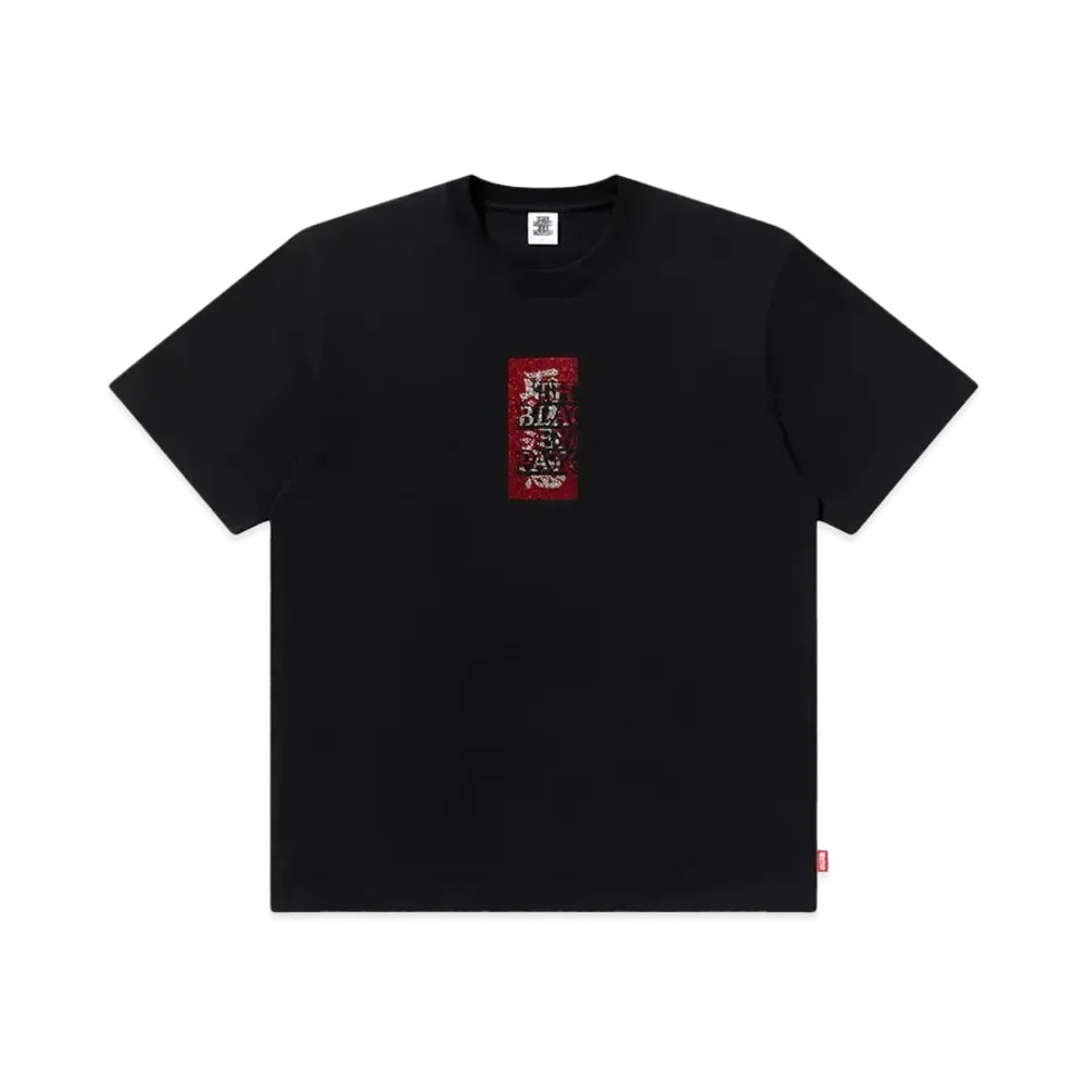 BlackEyePatch HWC Label Rhinstone Tee "Black"