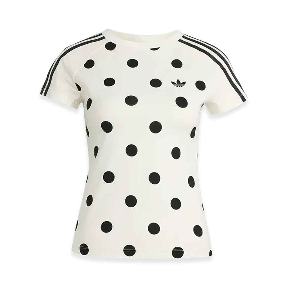 adidas Slim Fit Cali Short Sleeve T-Shirt "Off White"