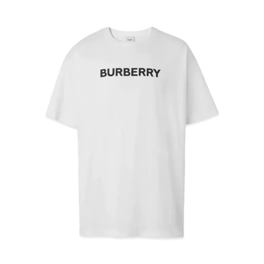 Burberry Men's Logo Print T-Shirt "White"