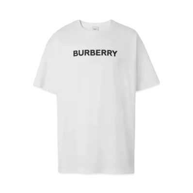 Burberry Men's Logo Print T-Shirt "White"