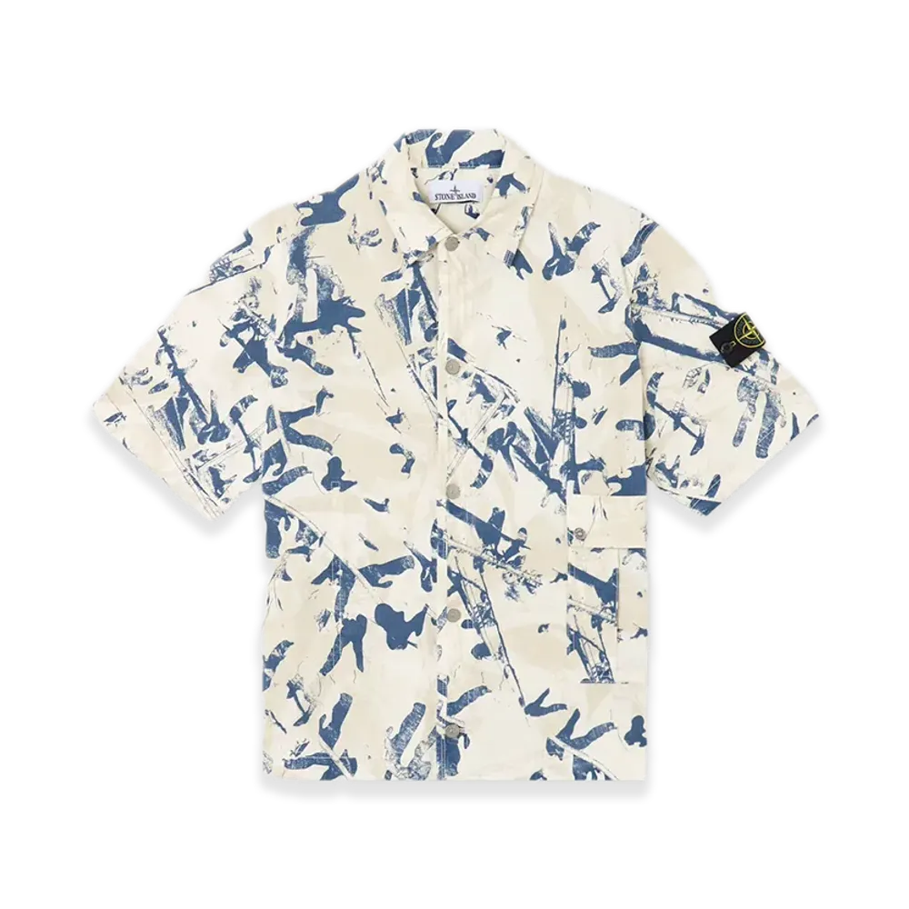 Stone Island 1100012 Scan Camo On StreTCh Ripstop-Ovd "Desert Brown"