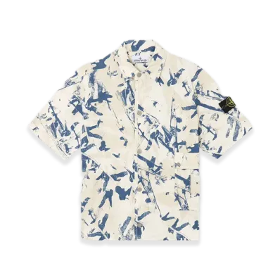 Stone Island 1100012 Scan Camo On StreTCh Ripstop-Ovd "Desert Brown"
