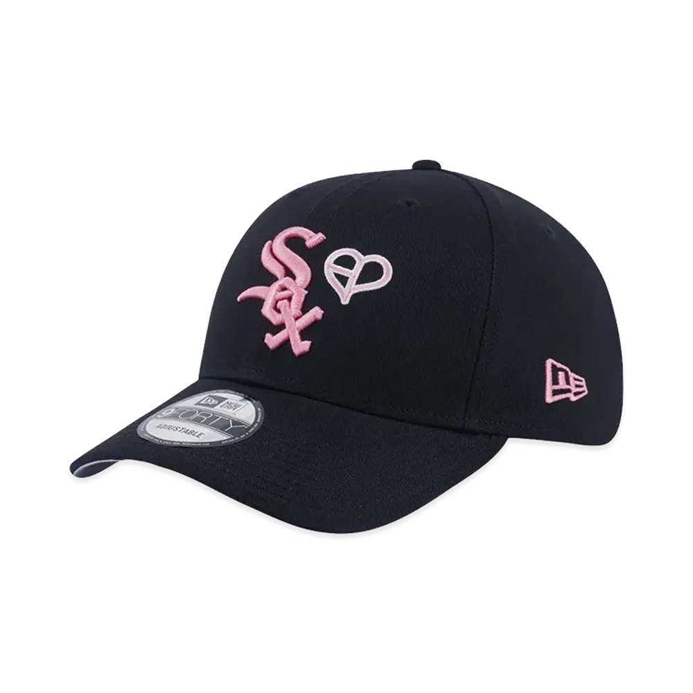 NEW ERA x BLACKPINK x MLB 9Forty Chicago White Sox "Black"