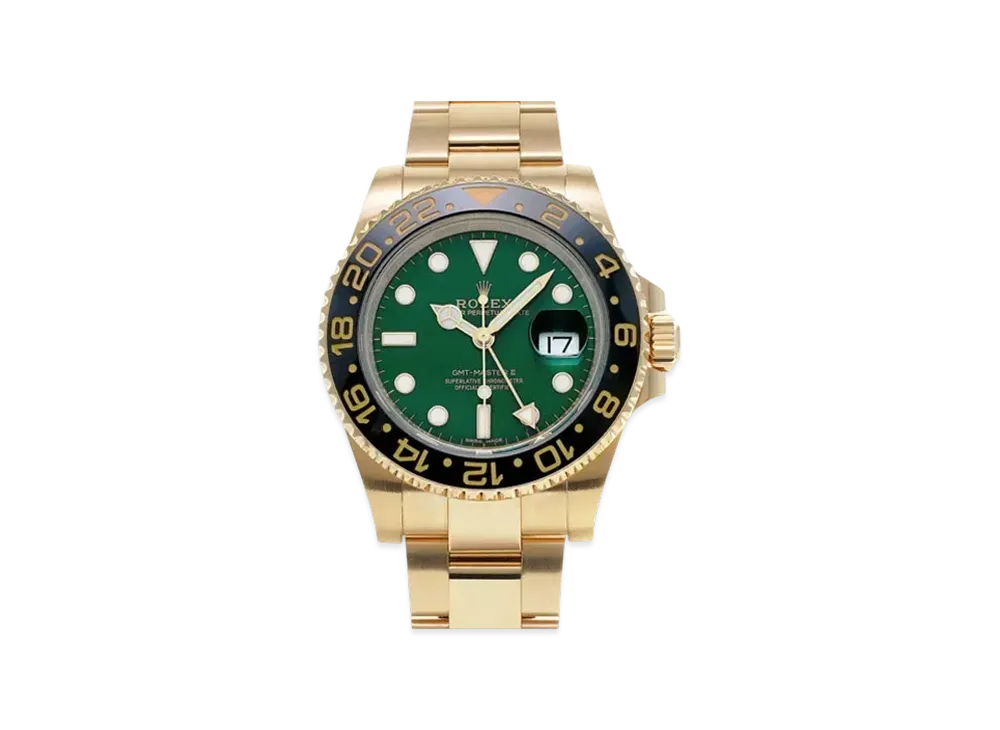 ROLEX GMT Master II "Green/Yellow Gold"
