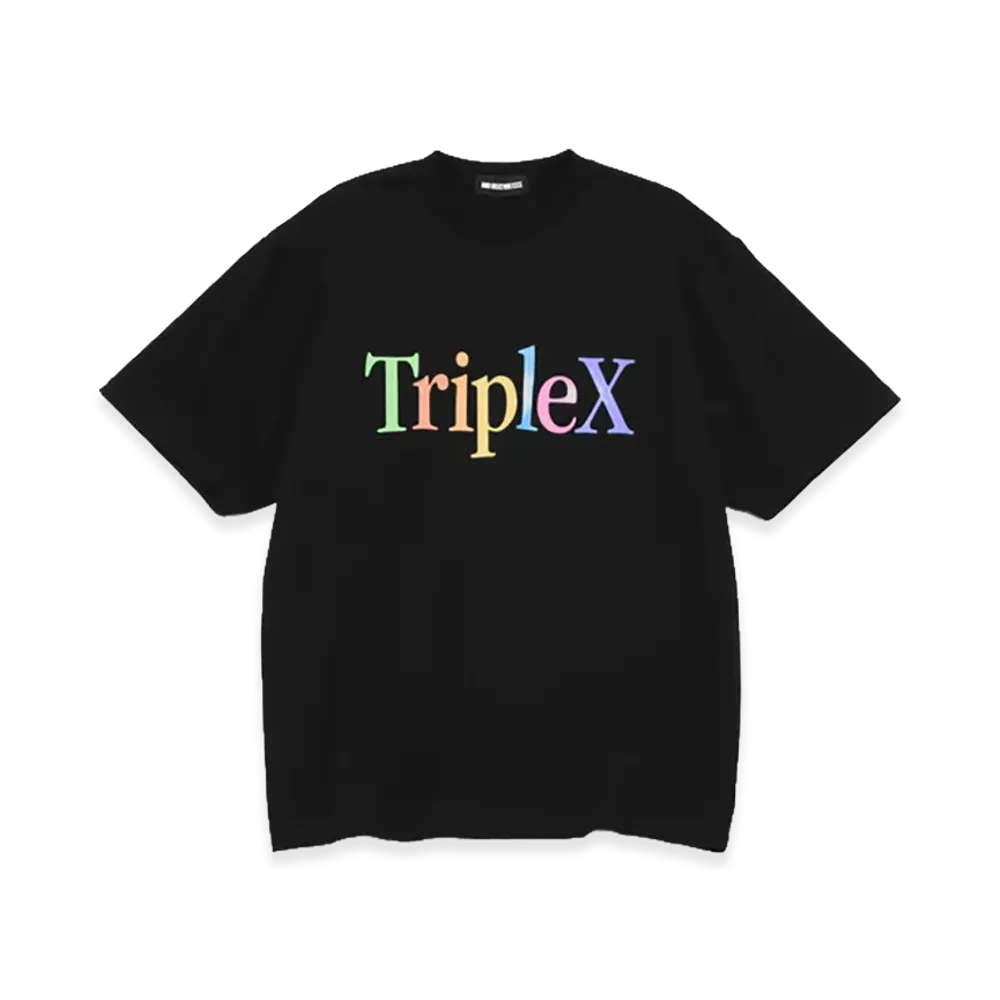 GOD SELECTION XXX TripleX Multi-Color Logo Tee GX-S26-ST-09 "Black"