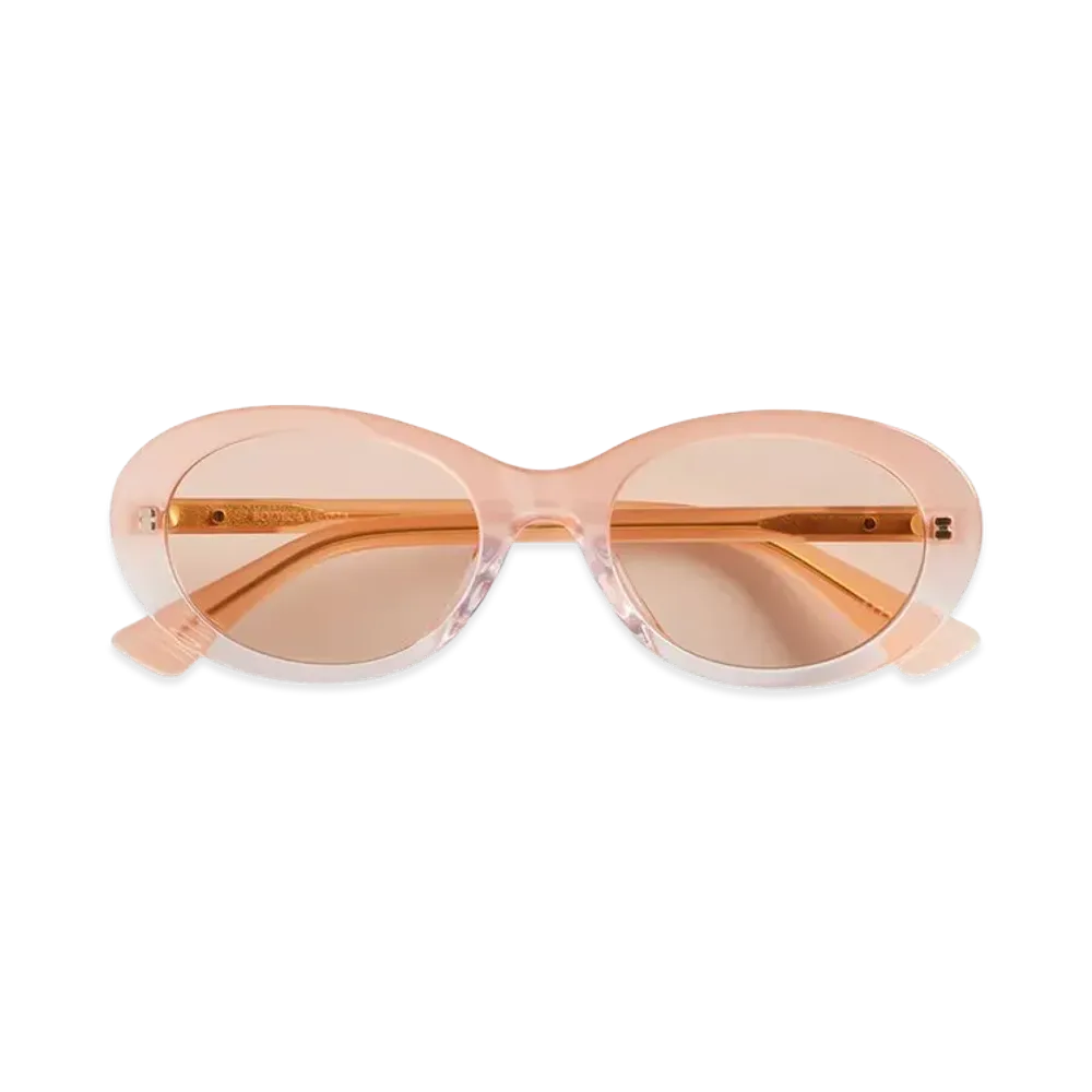 Bottega Veneta Classic Oval Sunglasses "Pink"