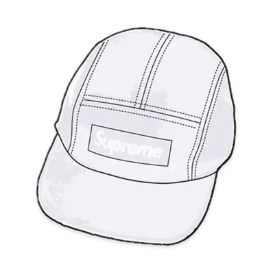 Supreme Wool Camp Cap "White" (24FW)