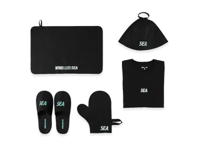 WIND AND SEA Sauna Set "Black"
