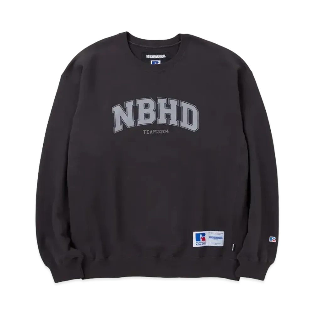NEIGHBORHOOD NH X Russell Athletic . Sweatshirt LS "Black"