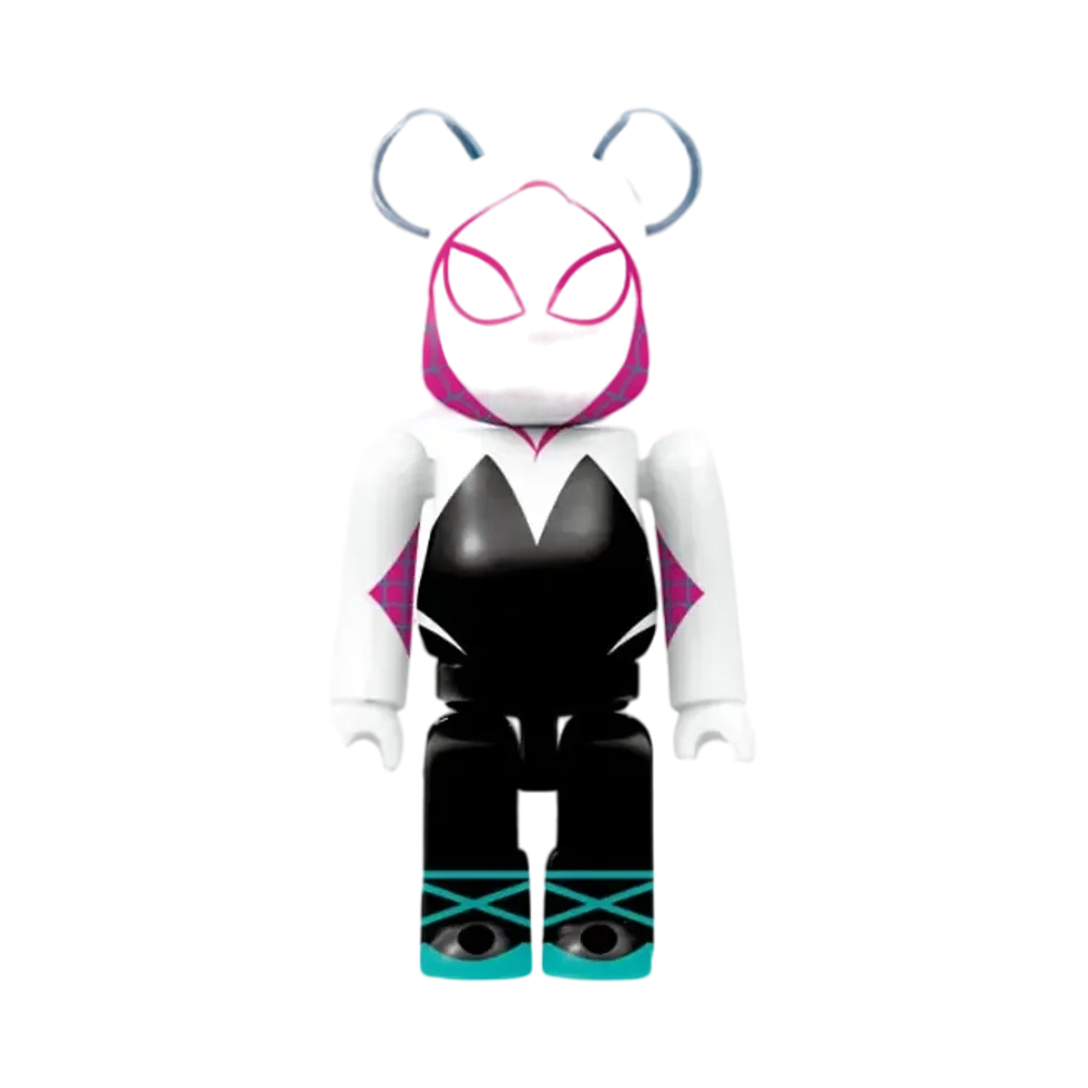 Bearbrick x Marvel SPIDER-MAN Happy Lottery Bearbrick Award 8 Spider Gwen