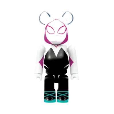 Bearbrick x Marvel SPIDER-MAN Happy Lottery Bearbrick Award 8 Spider Gwen