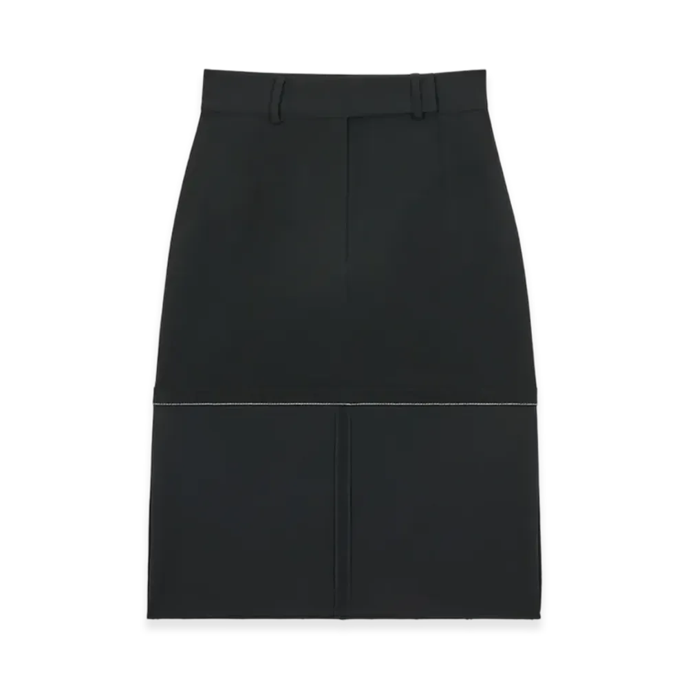 MM6 Maison Margiela Women's Knee Length Skirt "Black"