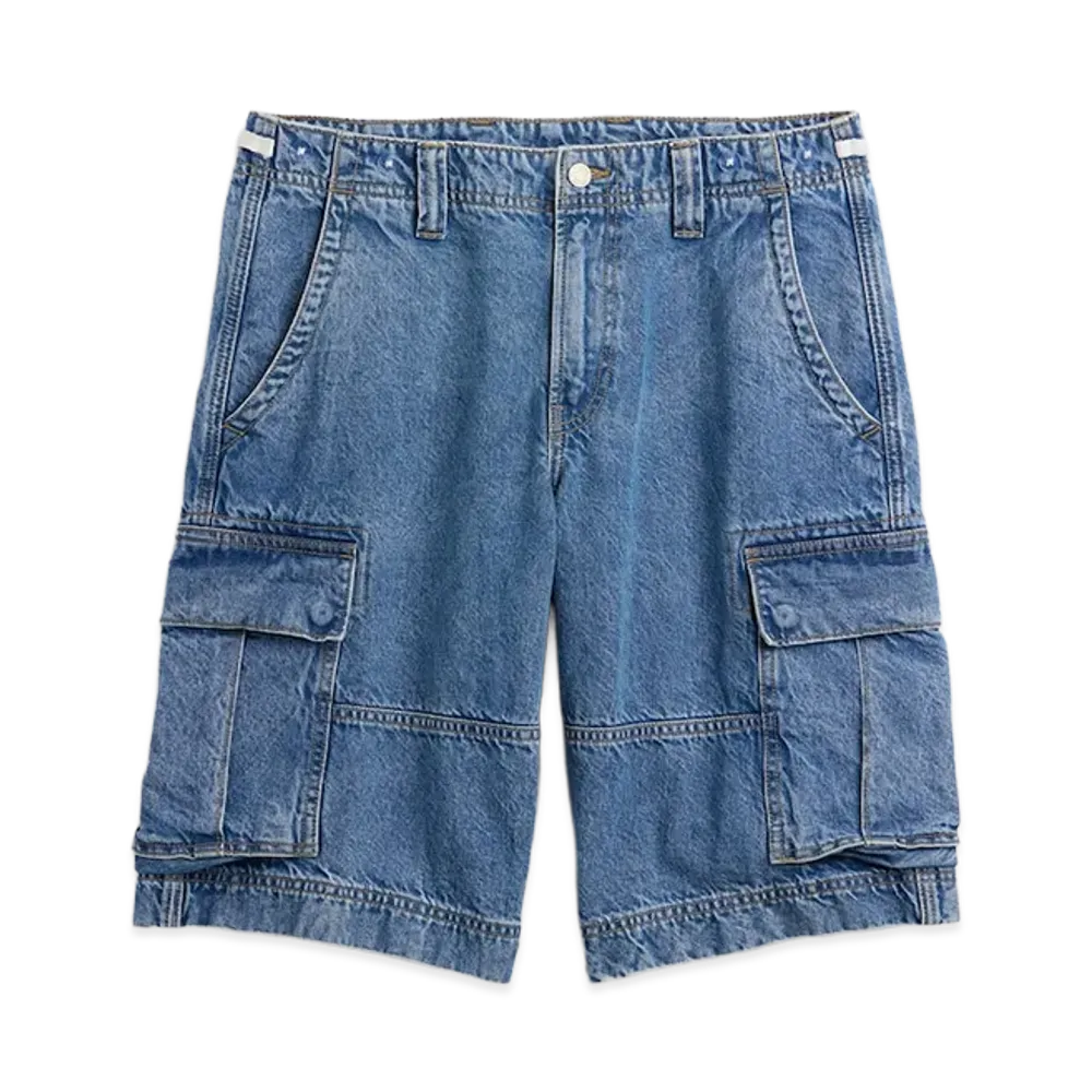 Gap x Sean Wotherspoon 13-Inch Denim Cargo Baggy Shorts "Denim"