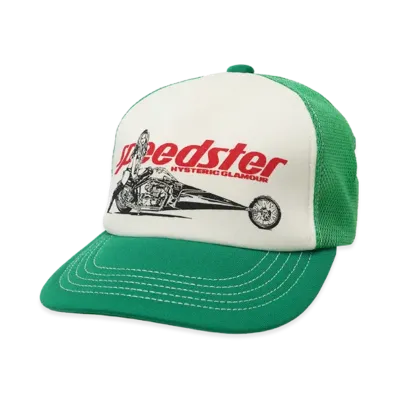 HYSTERIC GLAMOUR Speedster Mesh Cap "Green"