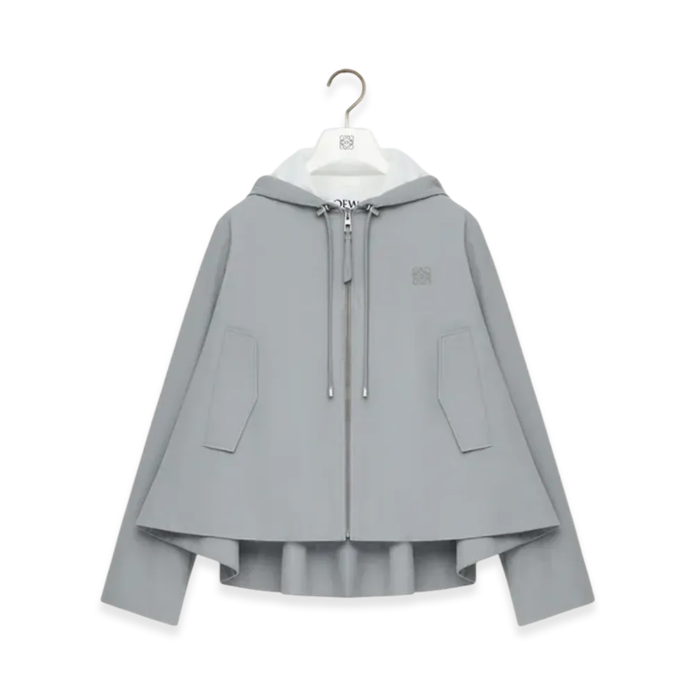 LOEWE Hooded Jacket "Light Grey"