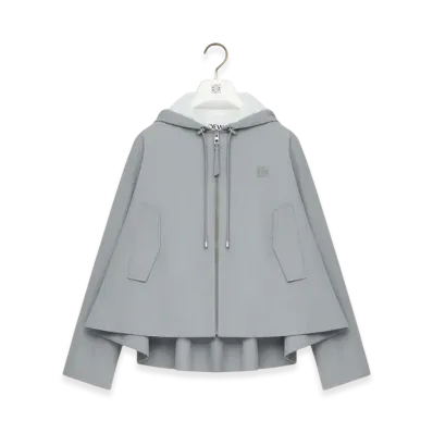 LOEWE Hooded Jacket "Light Grey"