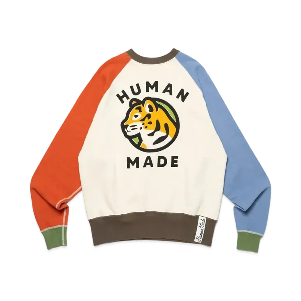 HUMAN MADE Tsuriami Crazy Sweatshirt "White"