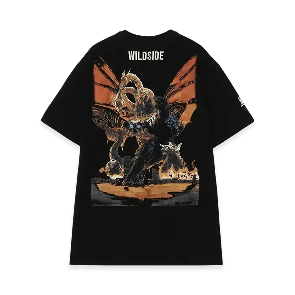 WILDSIDE Yohji Yamamoto x IZUMONSTER Poster Graphic T-Shirt "Black"