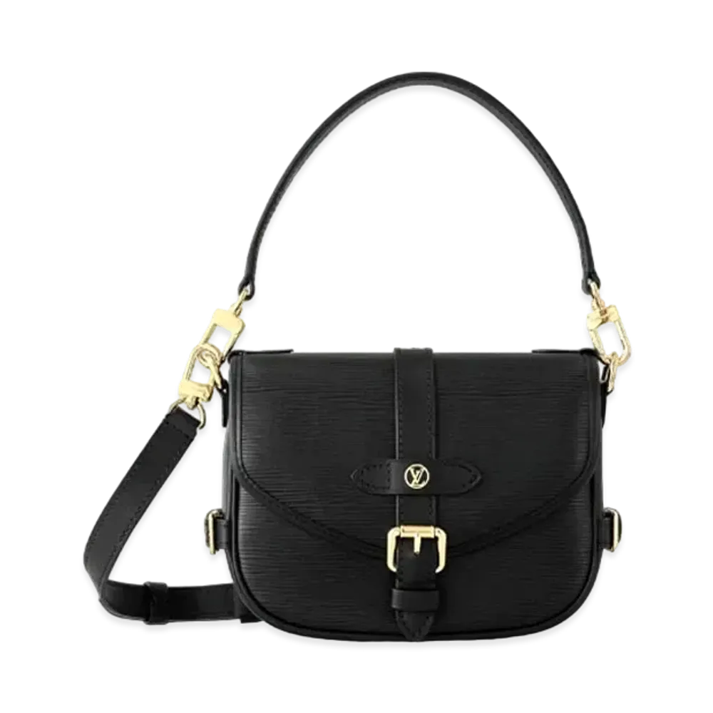 Louis Vuitton Saumur BB Epi Leather "Noir"