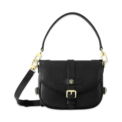 Louis Vuitton Saumur BB Epi Leather "Noir"