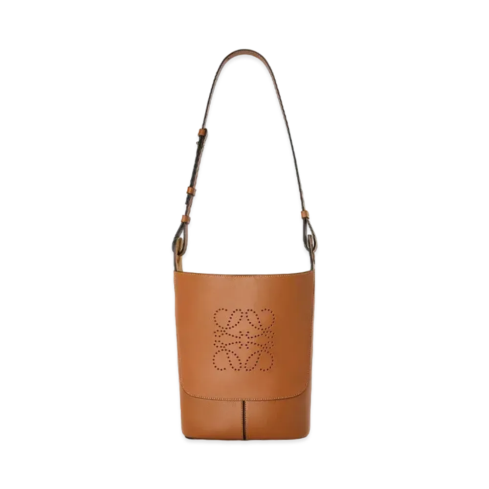 LOEWE Small Hobo Anagram Bag In Nappa Calfskin "Tan"