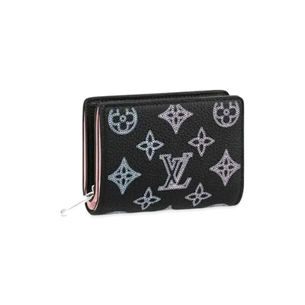 Louis Vuitton Clea Wallet Mahina Flight Mode "Noir"