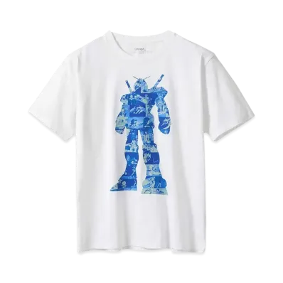 graniph x STRICT-G/Mobile Suit Gundam RX-78-2 T-Shirt "White"