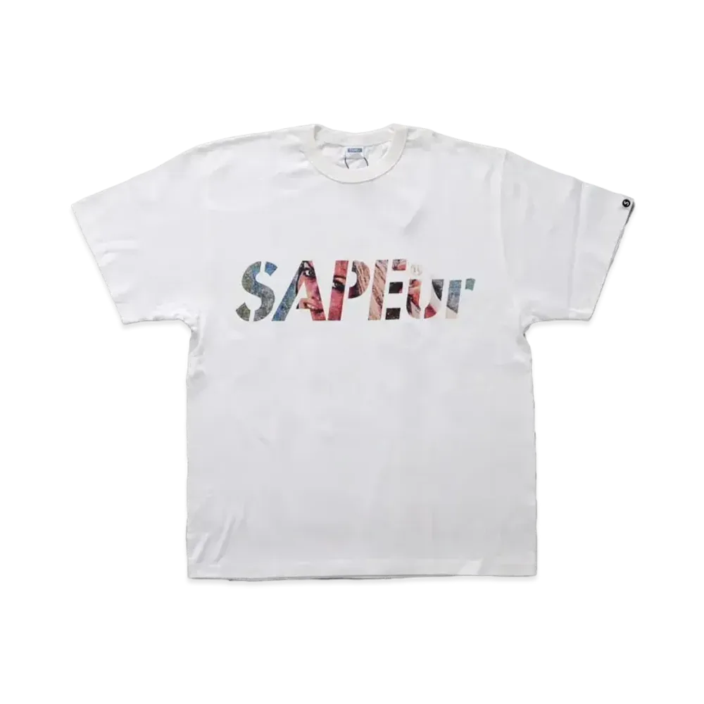 SAPEur Youth Retro Girls S/S Tee "White"