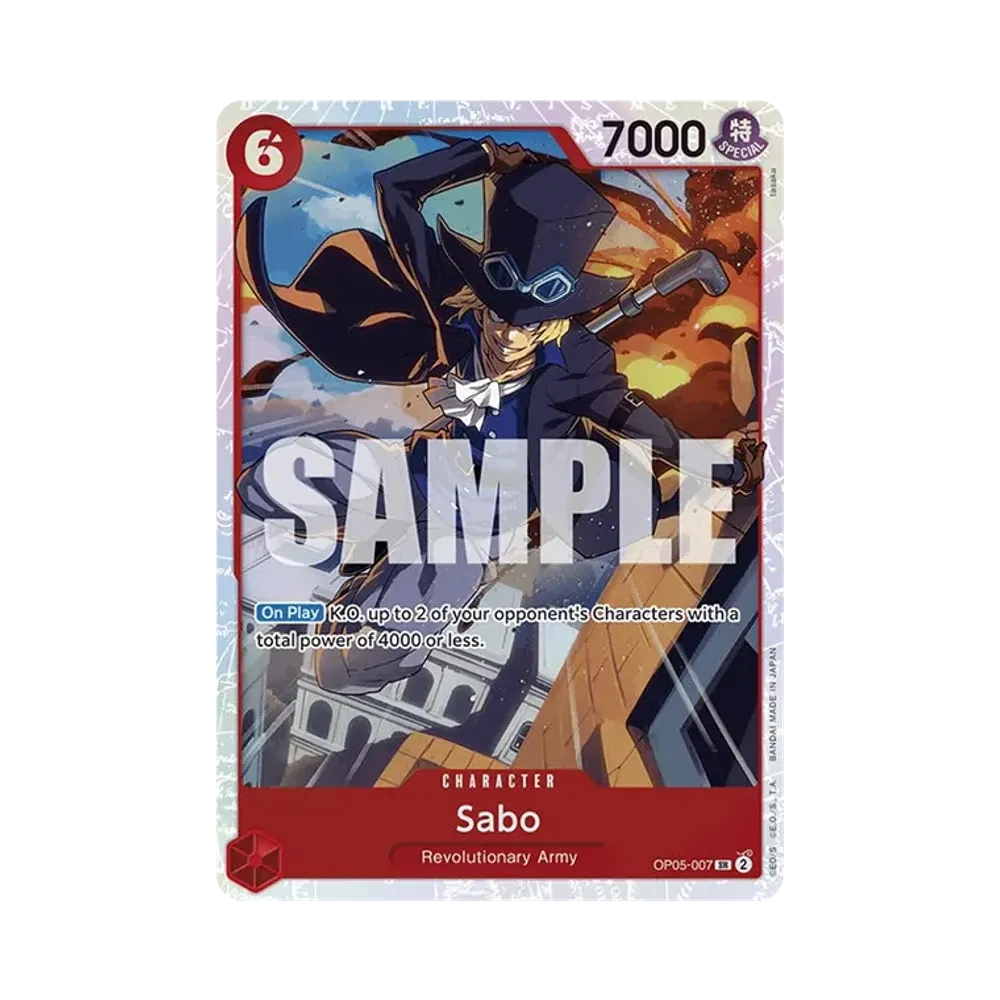 サボ SR [OP05-007]【英語版】(プレミアムブースター「ONE PIECE CARD THE BEST」)