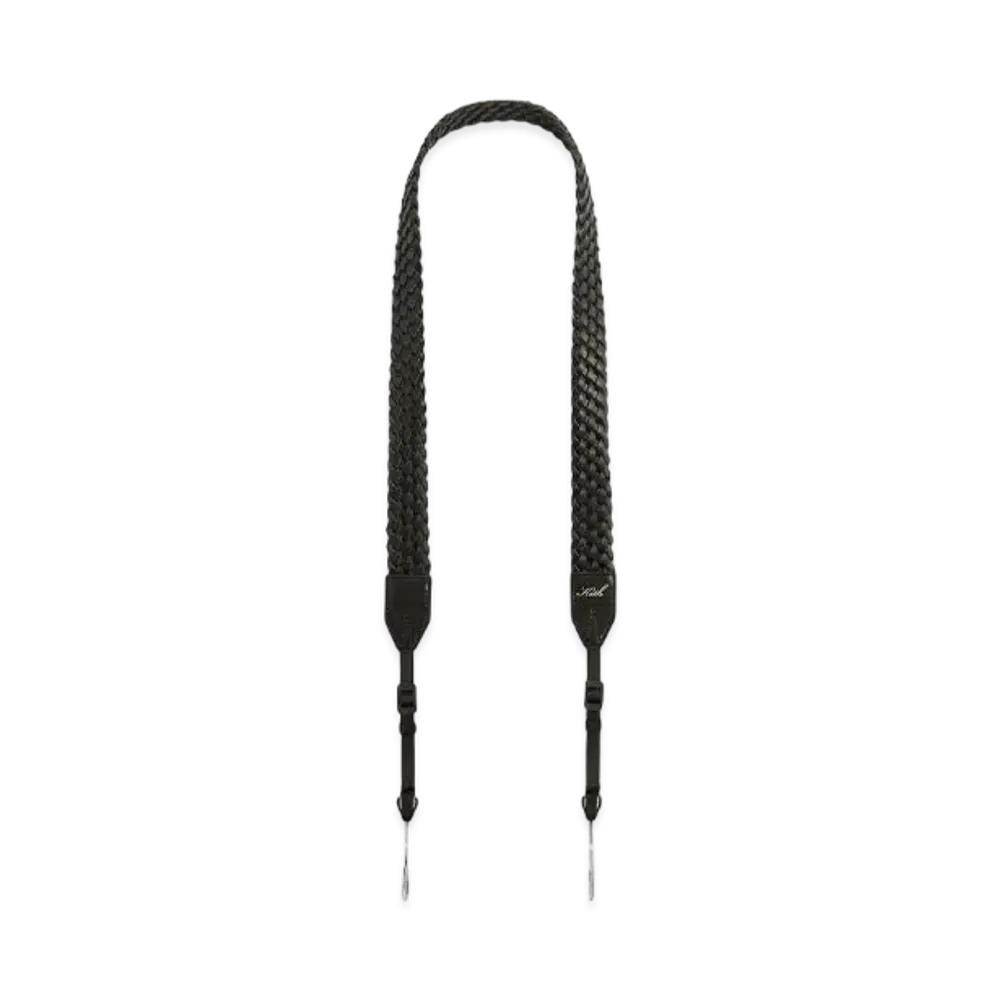 Kith Kithmas Braided Leather Camera Strap "Black"