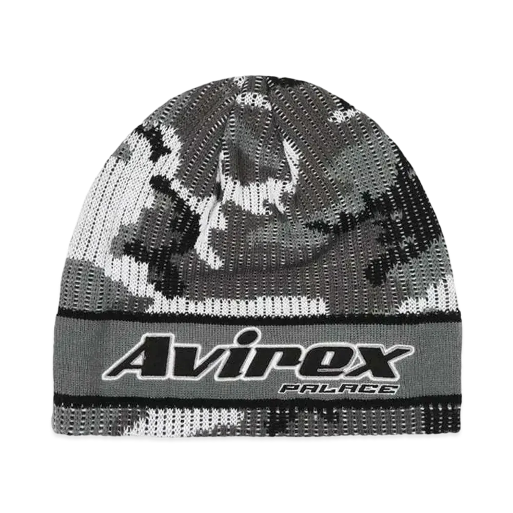 PALACE Avirex Nein Cuff Beanie "Gray Marl"