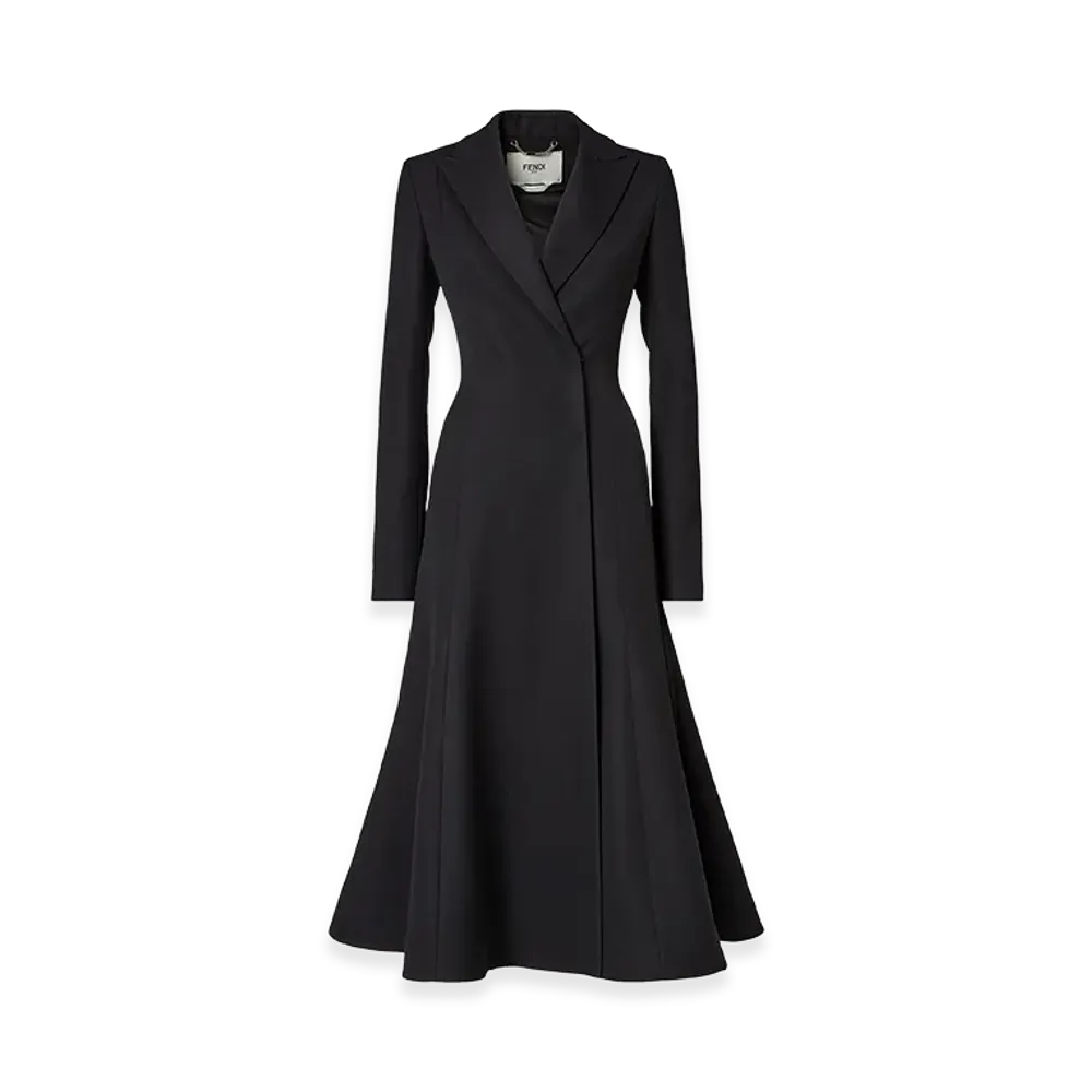 FENDI Women's Wool Coat "Black"
