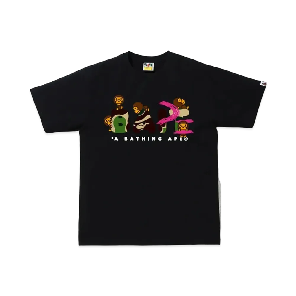 A BATHING APE / BAIT / Funko Figure Tee "Black"