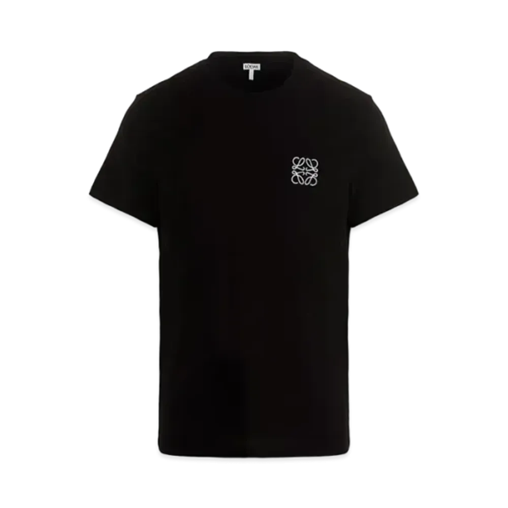 LOEWE Regular Fit T-Shirt in Cotton "Black"