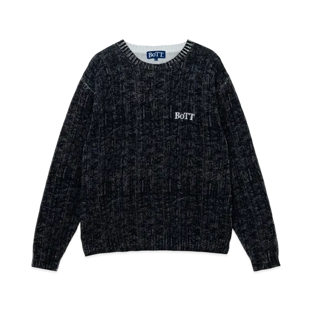 BoTT Bamboo Camo Printed Sweater "Black"