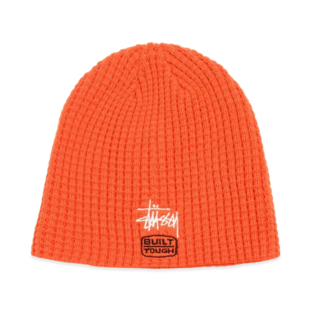 Stussy Waffle Skullcap Built Tough "Orange"