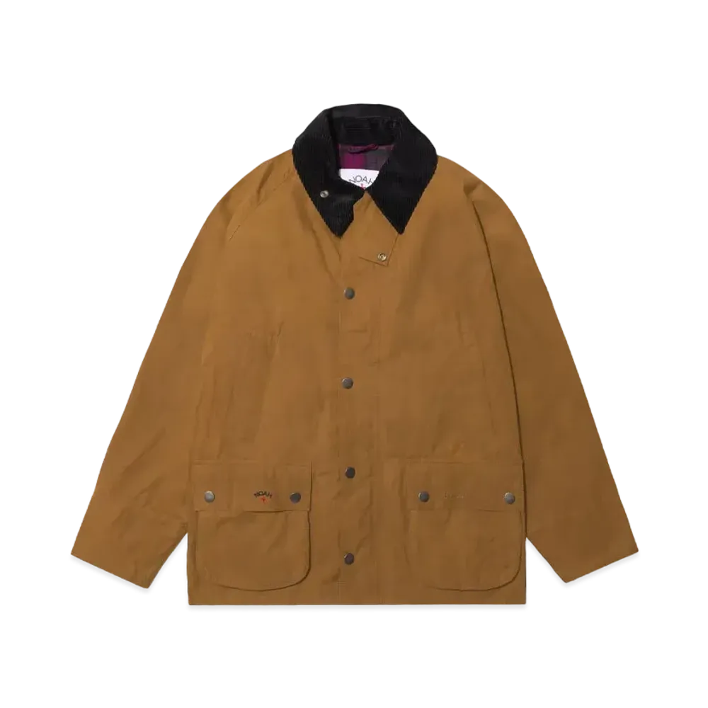 Noah x Barbour Dry Waxed Bedale Jacket "Nicotine"