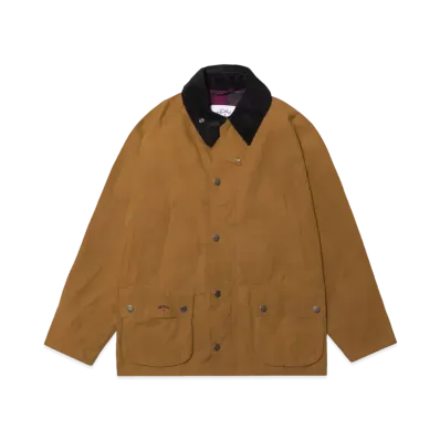 Noah x Barbour Dry Waxed Bedale Jacket "Nicotine"