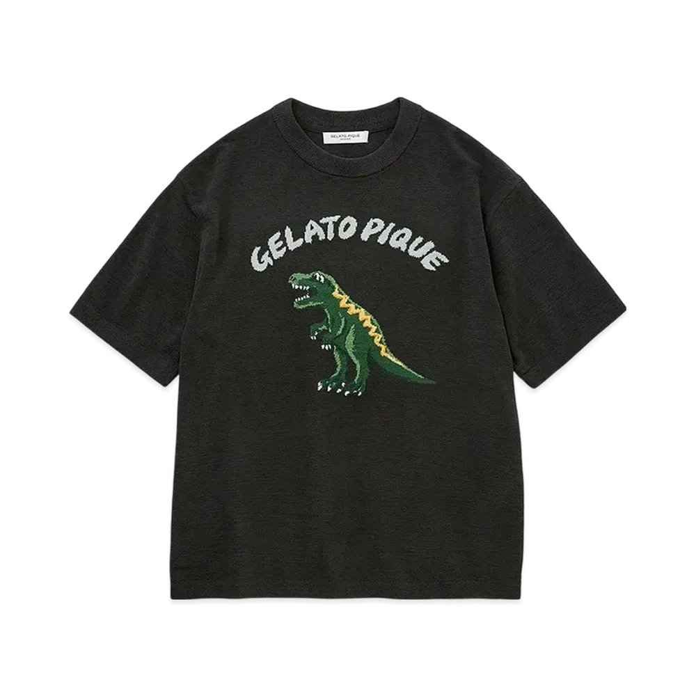 GELATO PIQUE Homme Air Moco Dyna Sor Jacquard Pullover "Dark Gray"