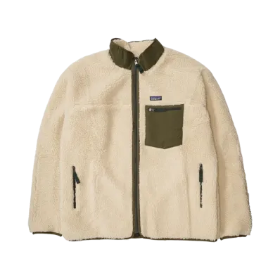 Patagonia Classic Retro-X Fleece Jacket "Dark Natural/Basin Green"