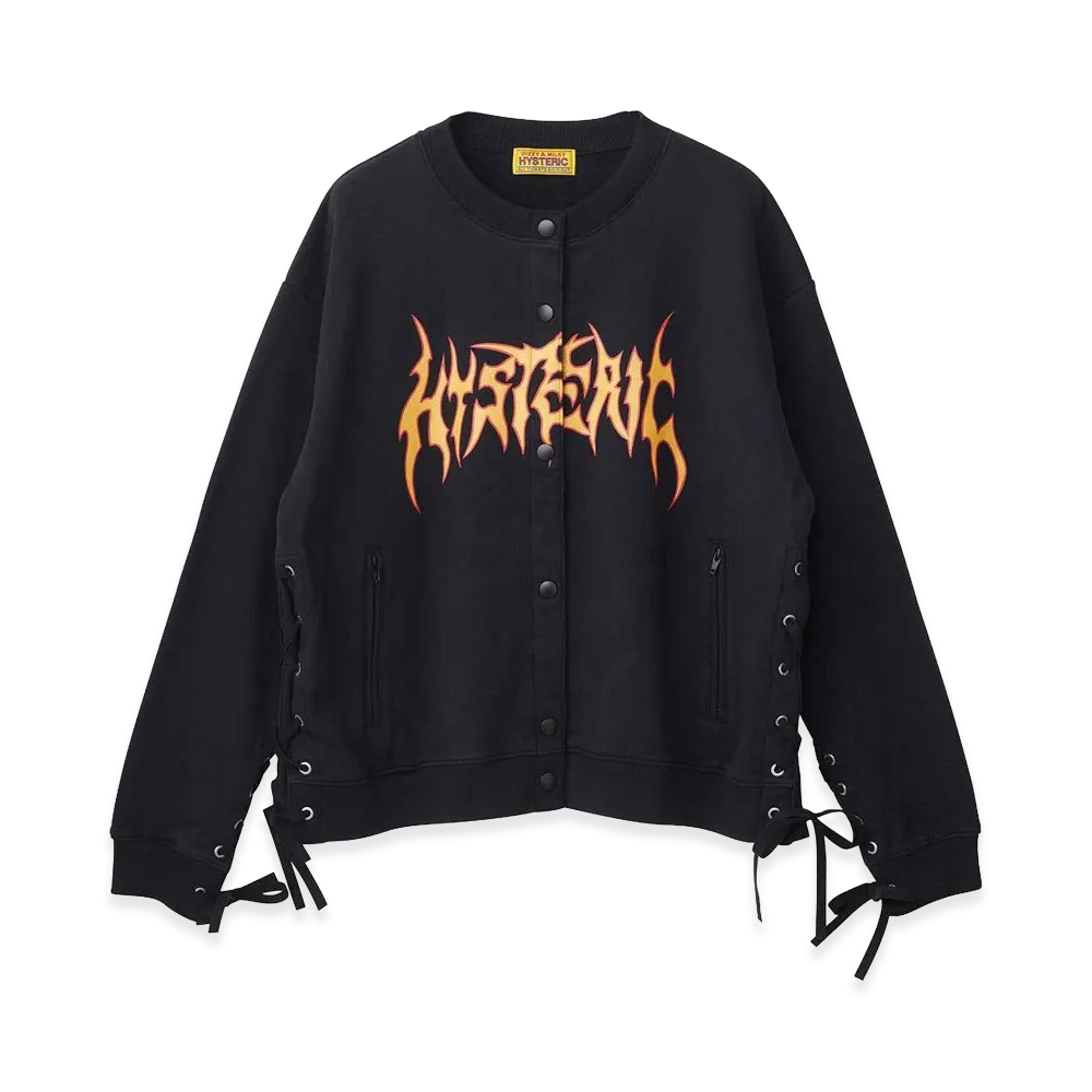 HYSTERIC GLAMOUR Women's Black Metal Jacket "Black"