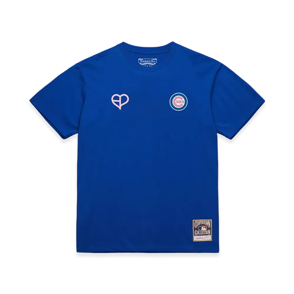 Mitchell & Ness x BLACKPINK Chicago Cubs Tee "Blue"