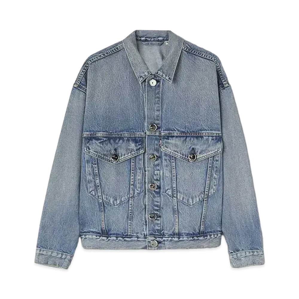 AMBUSH x Levi's Embellished Loose Fit Trucker Jacket "Denim"