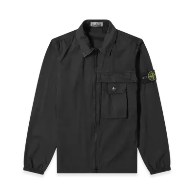 Stone Island 107WN T.CO+OLD Overshirt - 20FW "Black"