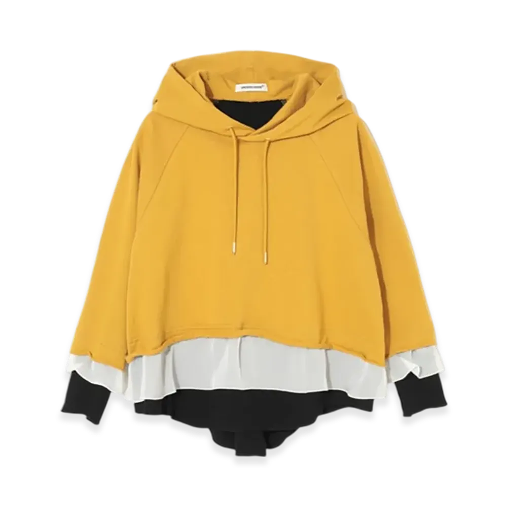 UNDERCOVER Cotton French Terry Sweatshirt Hoodie "Yellow"