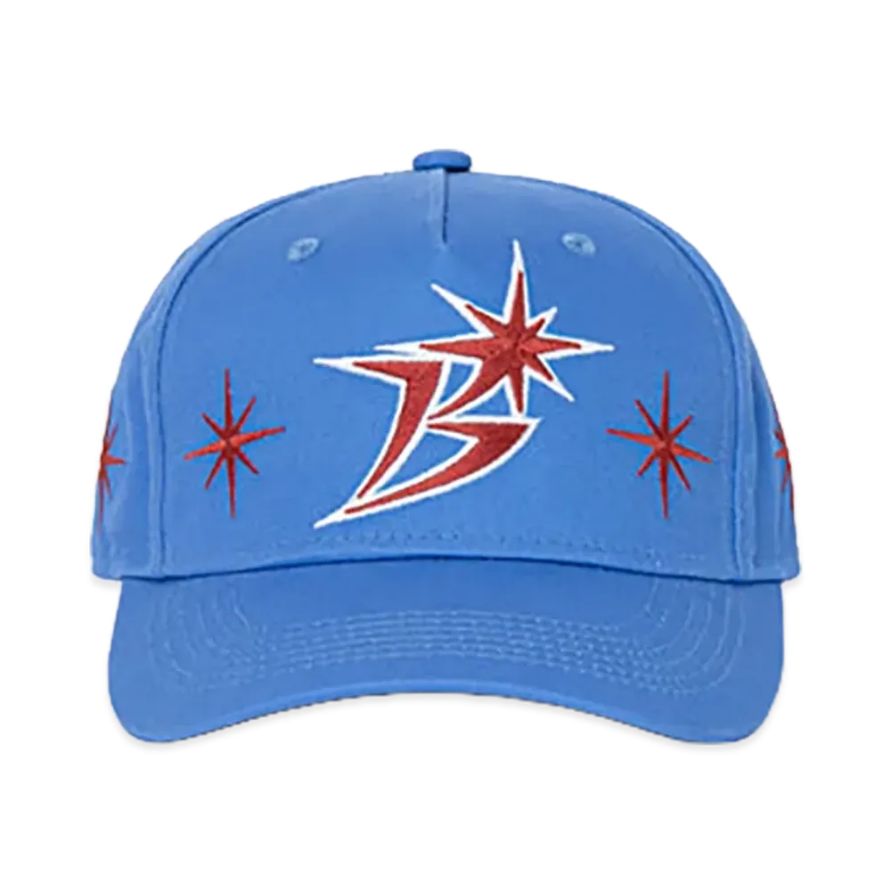 BoTT B Logo Sparkle Structured 5-Panel Cap "Cobalt"