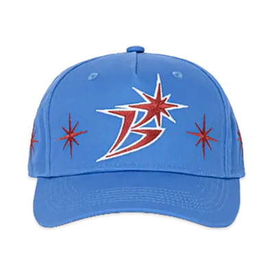 BoTT B Logo Sparkle Structured 5-Panel Cap "Cobalt"