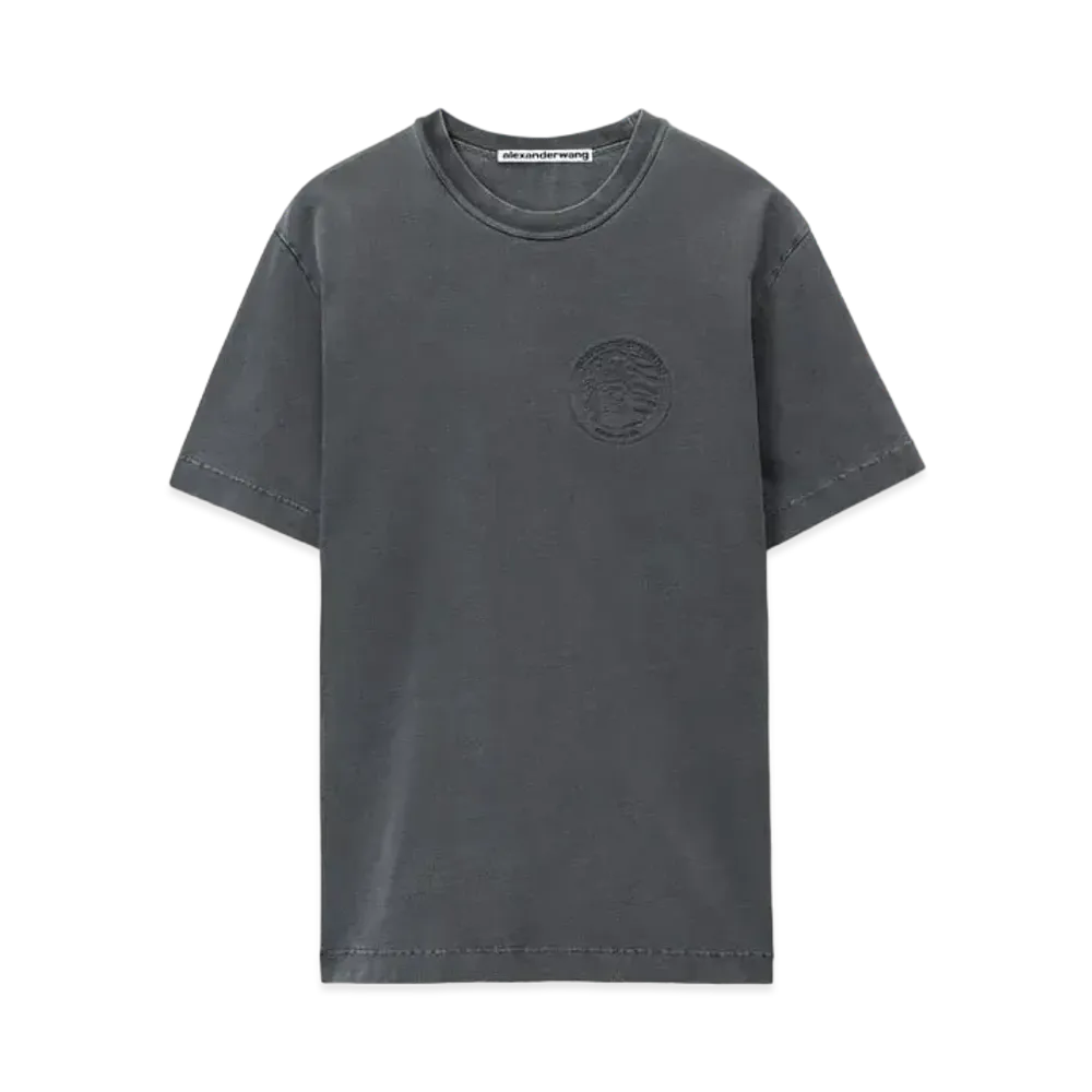 Alexander Wang Compact Jersey Liberty T-shirt "Washed Black"